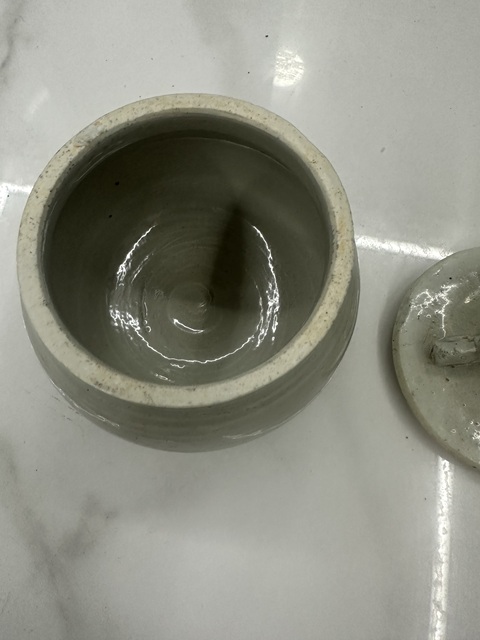 古玩陶瓷青白釉蓋罐真品鑒賞圖