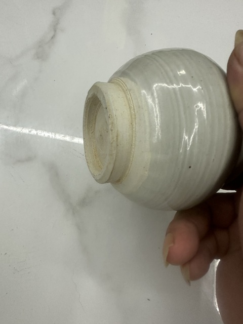 古玩陶瓷青白釉蓋罐真品鑒賞圖