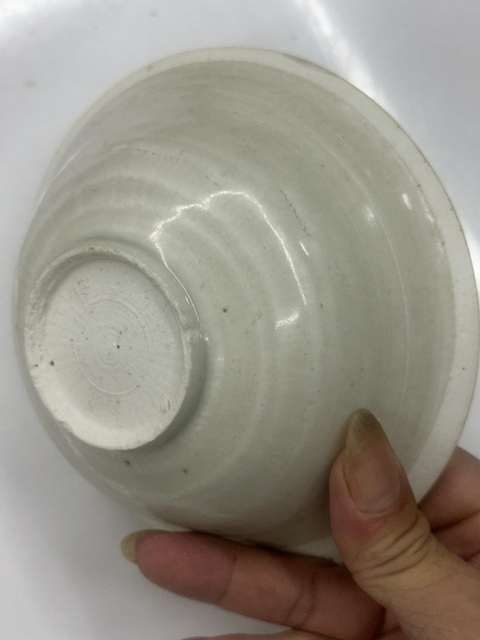 古玩陶瓷青白釉撇口碗真品鑒賞圖