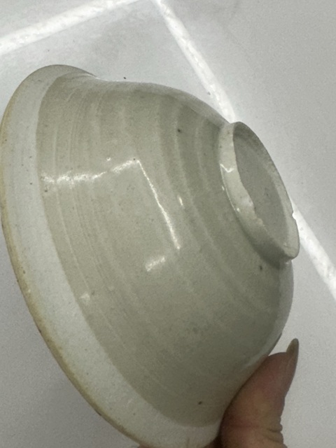古玩陶瓷青白釉撇口碗真品鑒賞圖