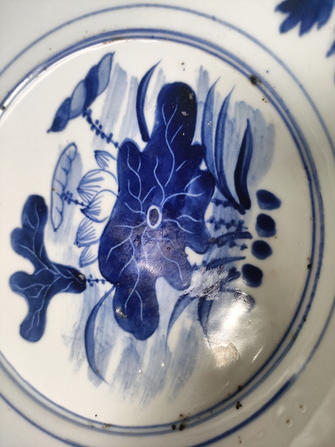 古玩陶瓷青花盆真品鑒賞圖