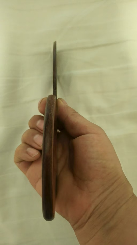 古玩銅器紅木鏡拍賣,當前價格5000元