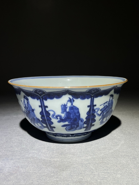 古玩陶瓷八仙碗真品鑒賞圖