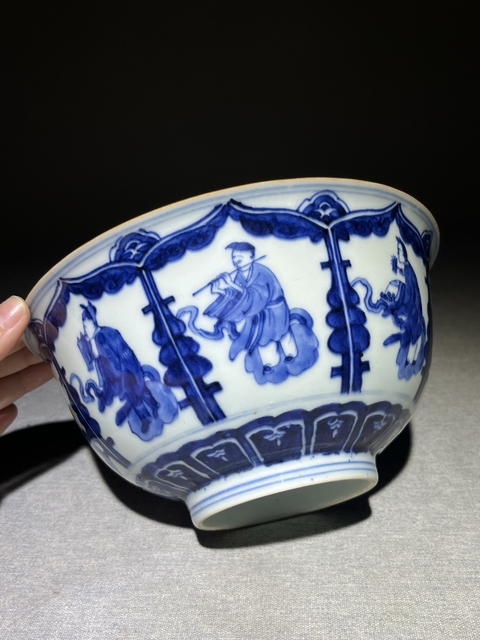 古玩陶瓷八仙碗真品鑒賞圖