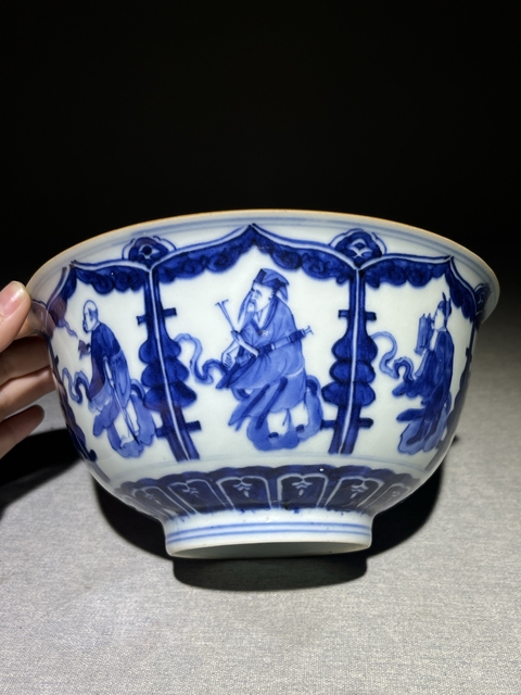 古玩陶瓷八仙碗真品鑒賞圖