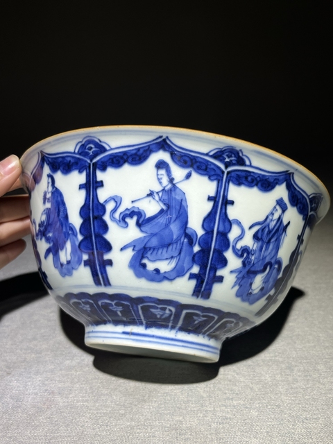 古玩陶瓷八仙碗真品鑒賞圖