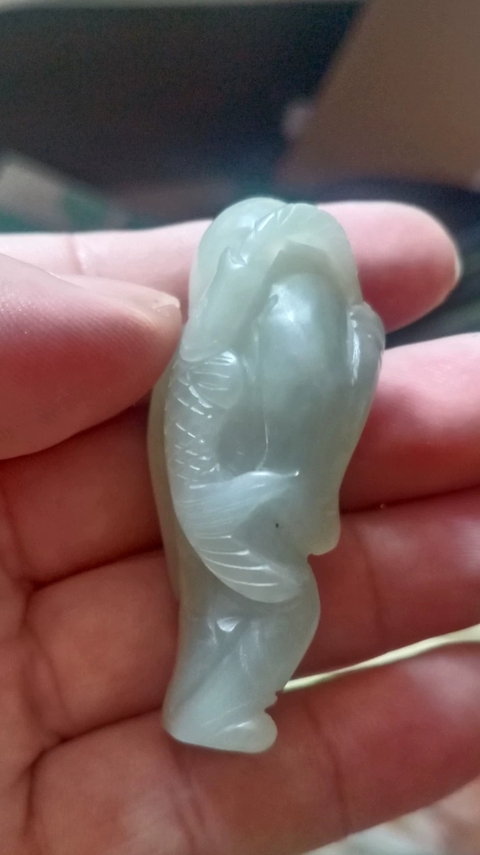 古玩玉器和田玉人物把件真品鑒賞圖