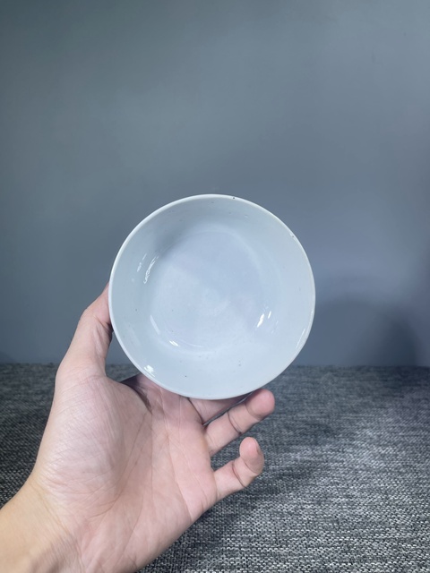 古玩陶瓷民國.釉下彩花卉紋茶碗拍賣，當前價格0元