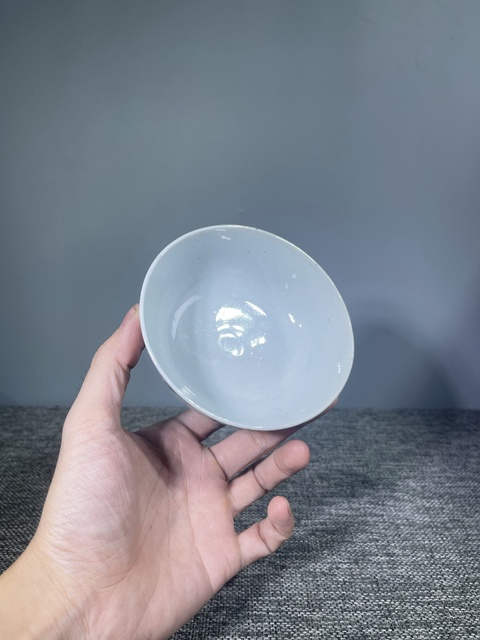 古玩陶瓷民國.釉下彩花卉紋茶碗拍賣，當前價格0元