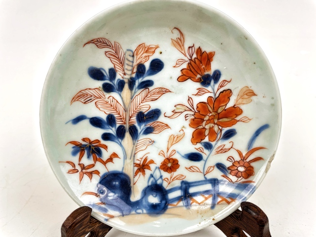 古玩陶瓷清康熙·青花加彩花卉盤拍賣,當前價格0元