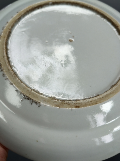 古玩陶瓷廣彩人物故事紋盤真品鑒賞圖