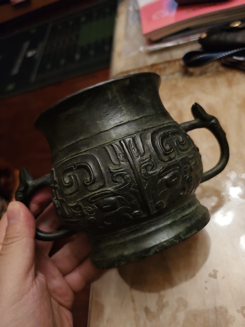 古玩銅器銅爐真品鑒賞圖