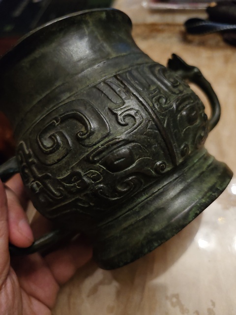 古玩銅器銅爐真品鑒賞圖