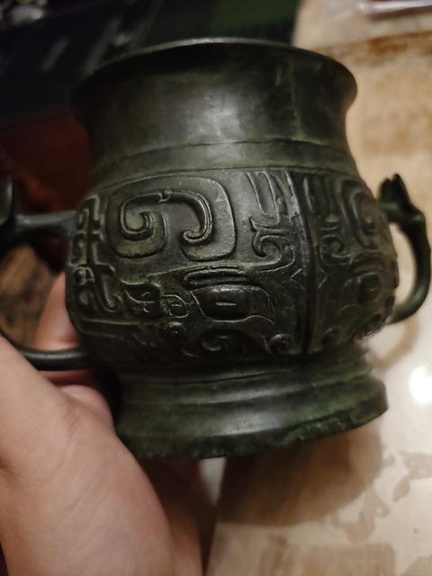 古玩銅器銅爐真品鑒賞圖