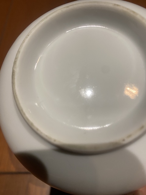 古玩陶瓷日本明治彩繪花卉紋蓋碗真品鑒賞圖
