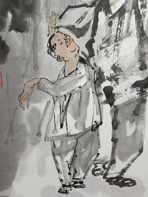 古玩字畫中美協(xié)會(huì)員米金鎖精品拍賣,當(dāng)前價(jià)格348元