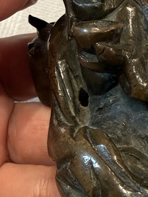 古玩雜項李白醉酒擺件真品鑒賞圖