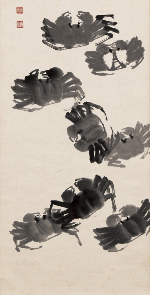 古玩字畫蟹真品鑒賞圖