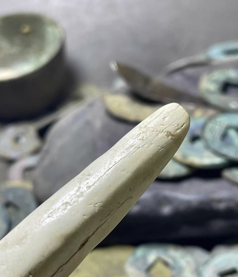 古玩雜項商周·鹿角觿拍賣，當前價格198元