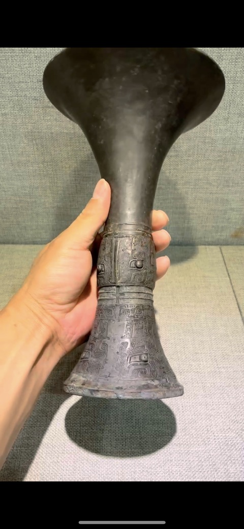 古玩銅器商·觚拍賣,當前價格150000元