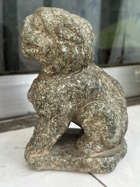 古玩雜項石獅真品鑒賞圖