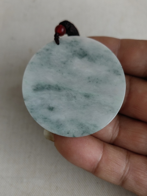古玩玉器天然翡翠雕“花鳥牌”拍賣，當前價格398元