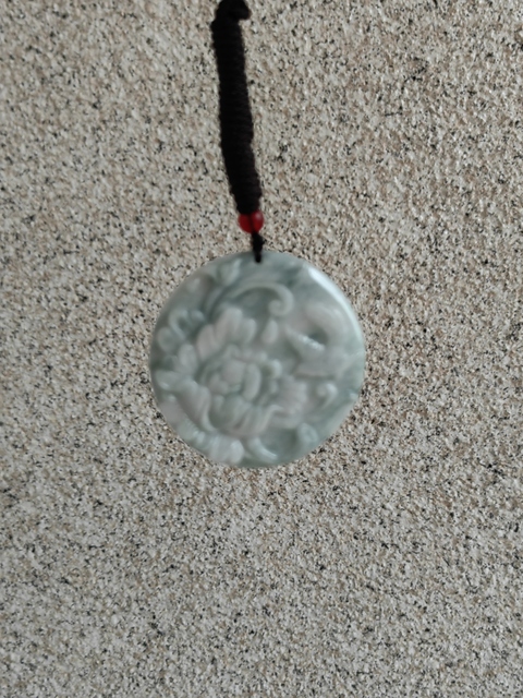 古玩玉器天然翡翠雕“花鳥牌”拍賣，當前價格398元