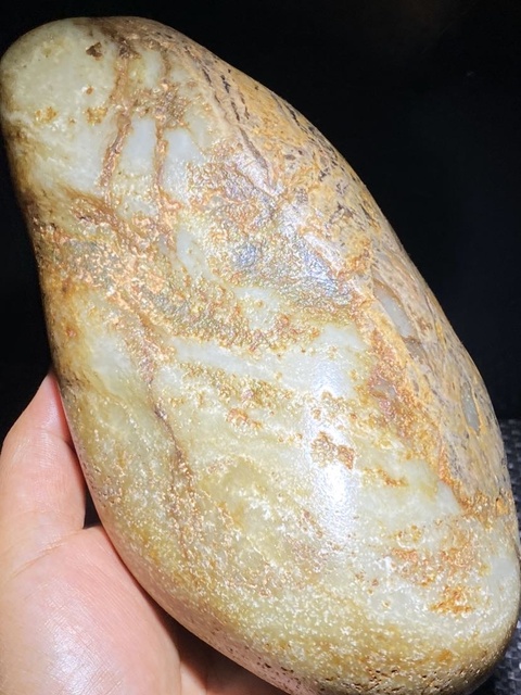 古玩玉器和田玉籽料原石真品鑒賞圖