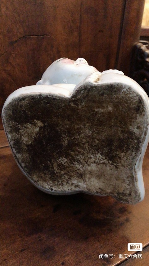 古玩陶瓷童子塑像真品鑒賞圖