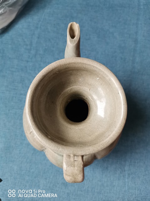 古玩陶瓷青白釉執壺真品鑒賞圖