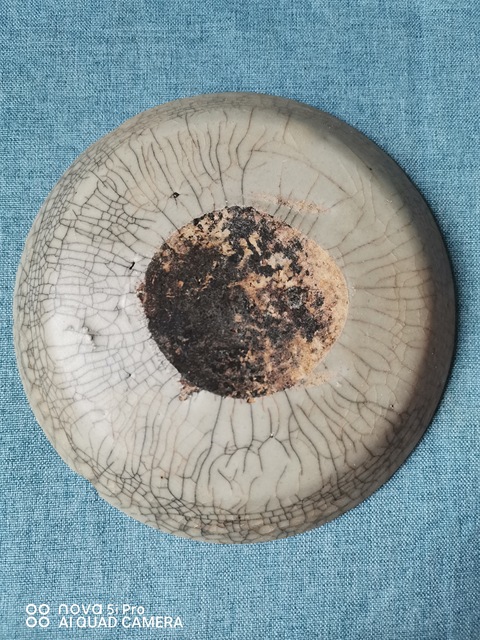 古玩陶瓷哥釉水洗真品鑒賞圖
