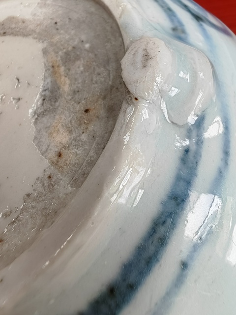 古玩陶瓷青花三足爐真品鑒賞圖