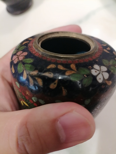 古玩銅器罐子真品鑒賞圖