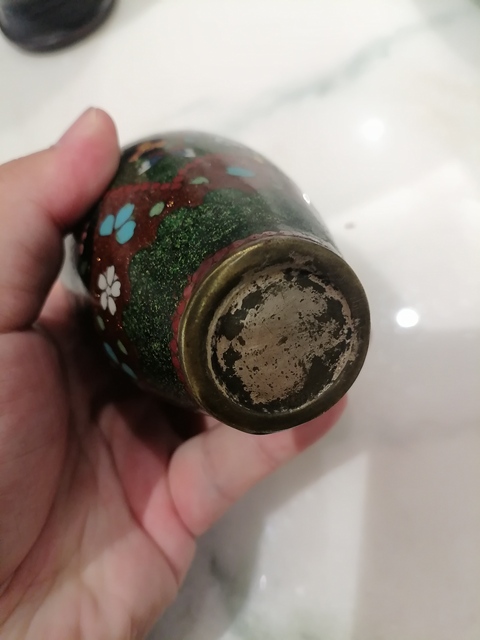 古玩銅器罐子真品鑒賞圖