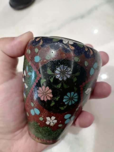 古玩銅器罐子真品鑒賞圖