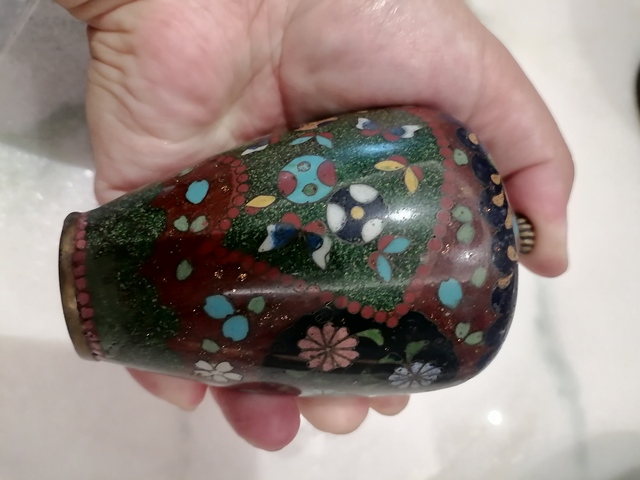 古玩銅器罐子真品鑒賞圖