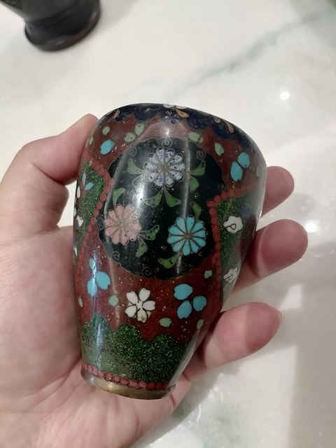 古玩銅器罐子真品鑒賞圖