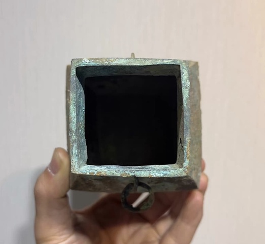 古玩銅器銅鈁真品鑒賞圖