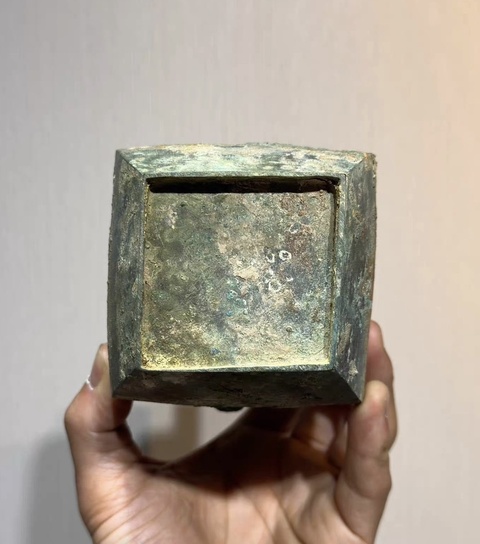 古玩銅器銅鈁真品鑒賞圖