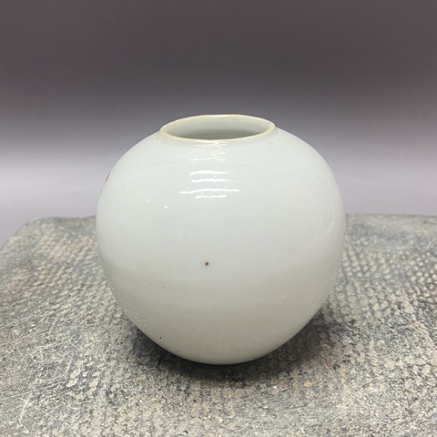 古玩陶瓷清同治·三娘教子·粉彩水盂拍賣,當前價格7600元