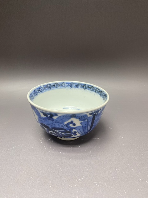 古玩陶瓷創匯·花卉紋青花杯拍賣,當前價格269元