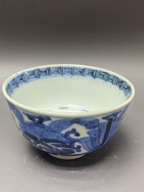 古玩陶瓷創匯·花卉紋青花杯拍賣,當前價格269元