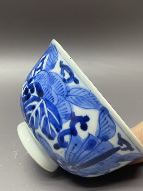 古玩陶瓷創匯·花卉紋青花杯拍賣,當前價格269元