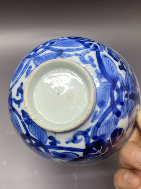古玩陶瓷創匯·花卉紋青花杯拍賣,當前價格269元