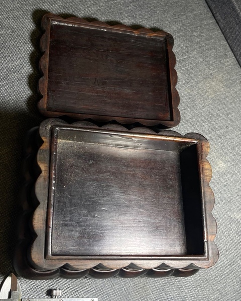 古玩雜項硯臺盒真品鑒賞圖