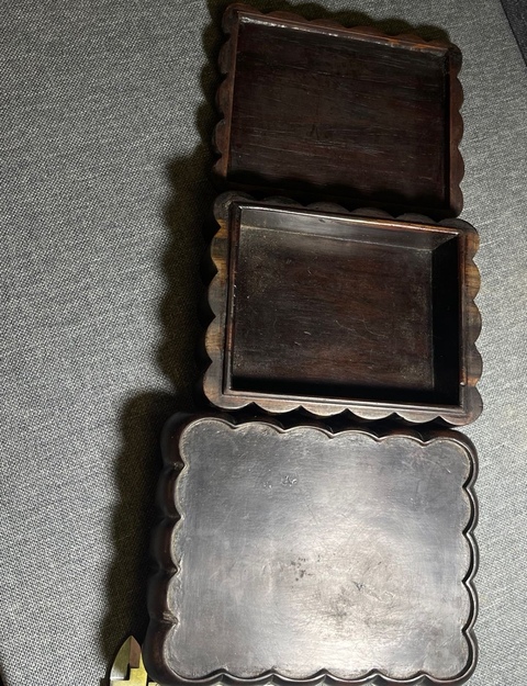 古玩雜項硯臺盒真品鑒賞圖