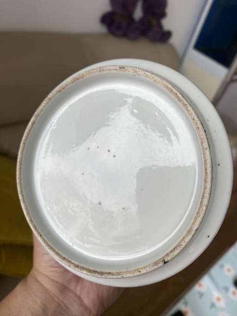古玩陶瓷晚清青花龍紋香爐真品鑒賞圖