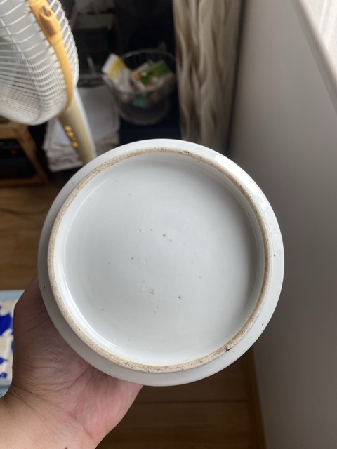 古玩陶瓷晚清青花龍紋香爐真品鑒賞圖