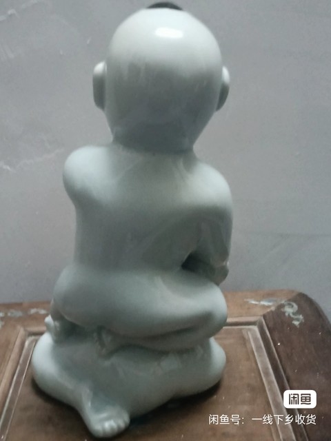 古玩陶瓷瓷塑童子真品鑒賞圖