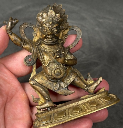 古玩雜項護法金剛真品鑒賞圖